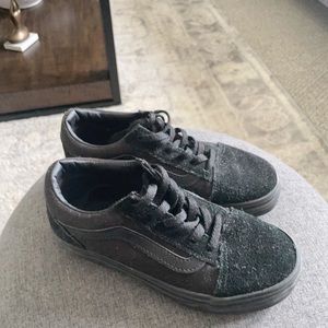 Used 2 times kids all black vans